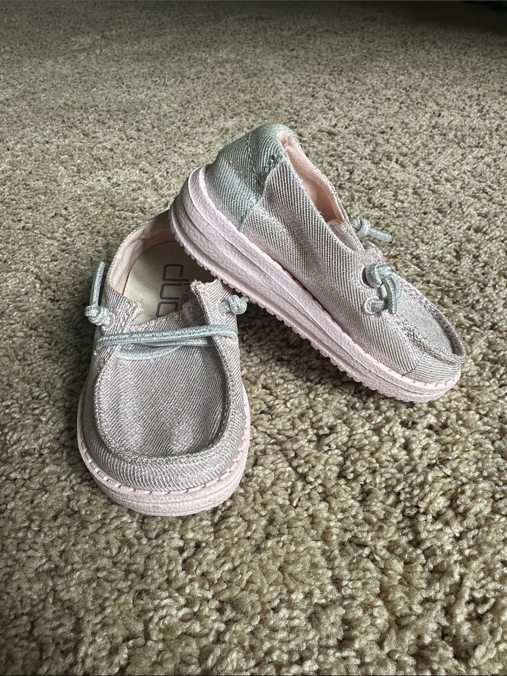Hey Dude Wendy, Sparkling Pink, Toddler size 5